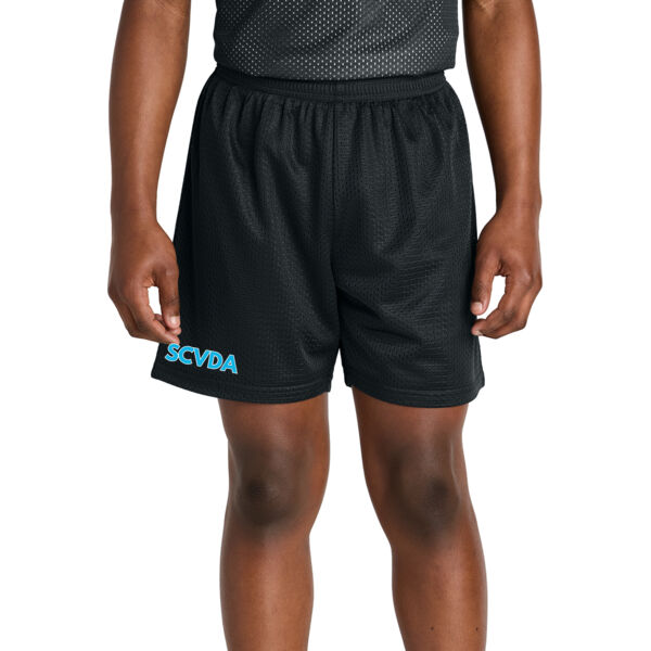 Sport-Tek® Youth PosiCharge® Mesh 5” Short - Printed Logo Thumbnail