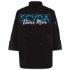 Ten Pearl Button Black Chef Coat Thumbnail